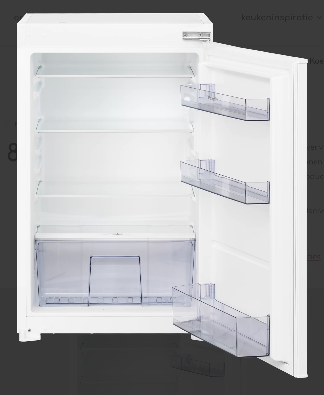 PELGRIM PKS27088 réfrigérateur sans congélateur - 88cm