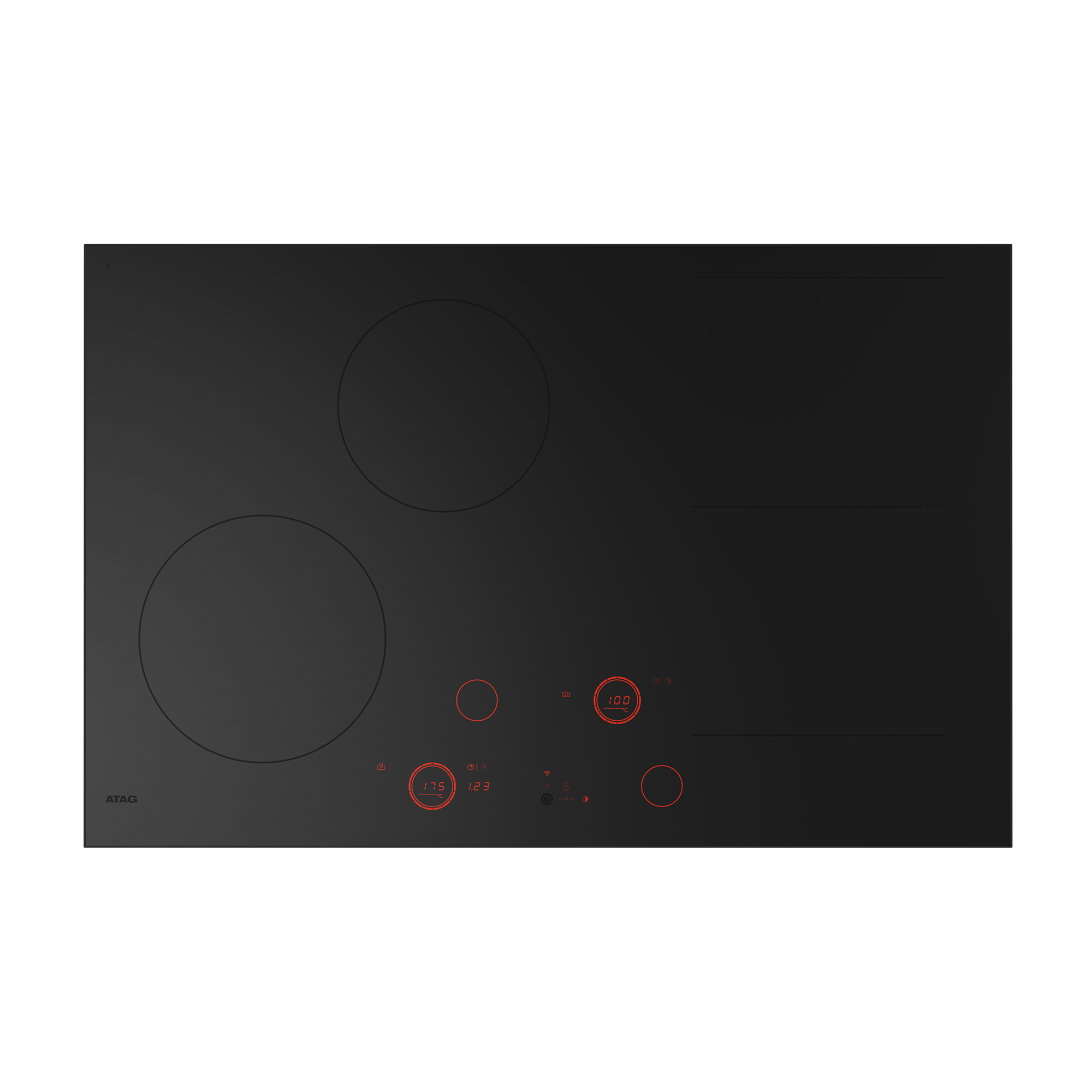 ATAG HI28472SV table de cuisson à induction - 80cm