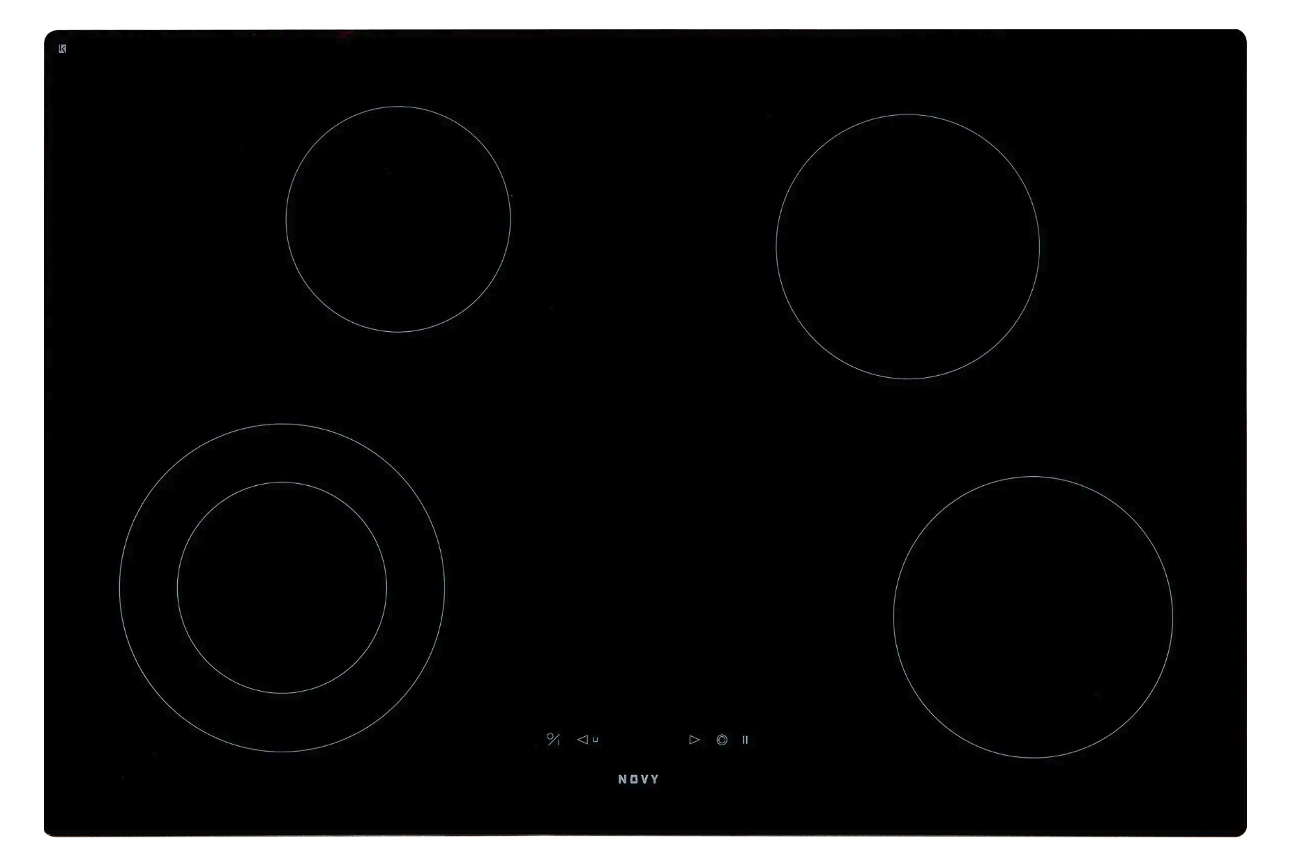 NOVY 1119 table de cuisson vitrocéramique - 78cm