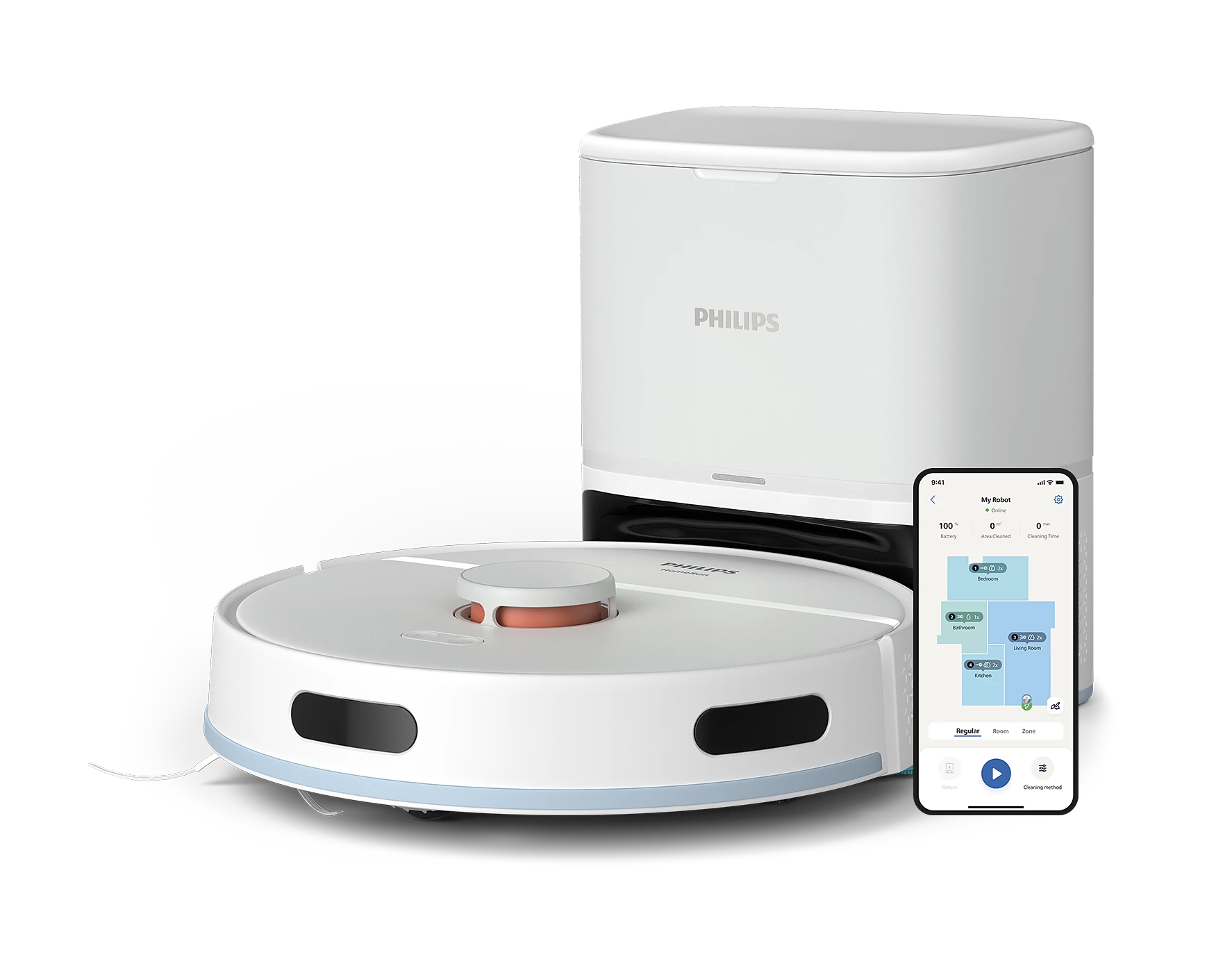 PHILIPS PDXU2100/20 aspirateur robot