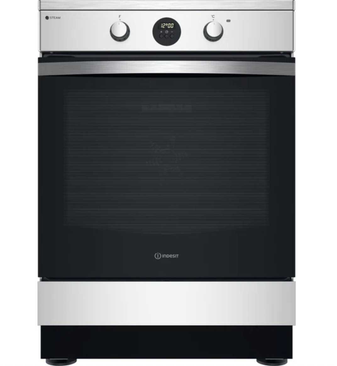 INDESIT IS67IQ8CCX/FR cuisinière avec taque à induction - 60cm