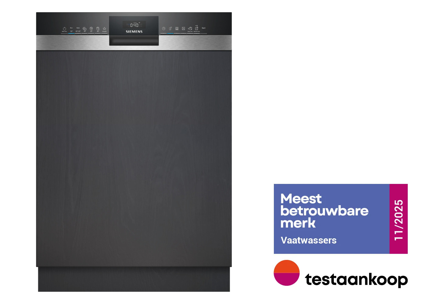 SIEMENS SN53ES04TE iQ300 lave-vaisselle intégrable