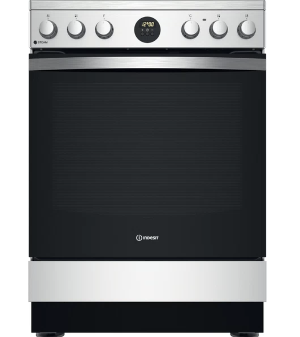 INDESIT IS67V8CHX/E cuisinière avec taque à induction - 60cm